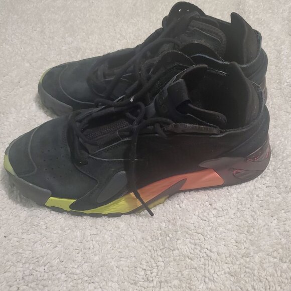 Adidas Streetball J Core mens sneakers size 9 basketball black Lace-up EF9606 - Picture 10 of 16